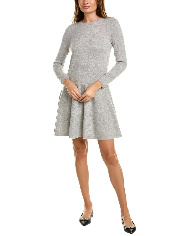 Trendsetting women’s clothing for fashion lovers   sofiacashmere Drop-Waist Cashmere Flare Dress