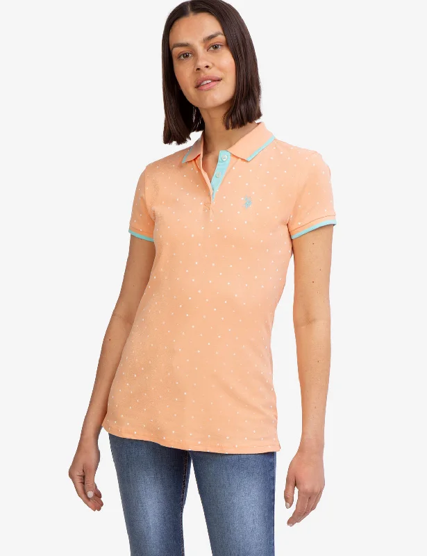 DOT PRINT POLO SHIRT